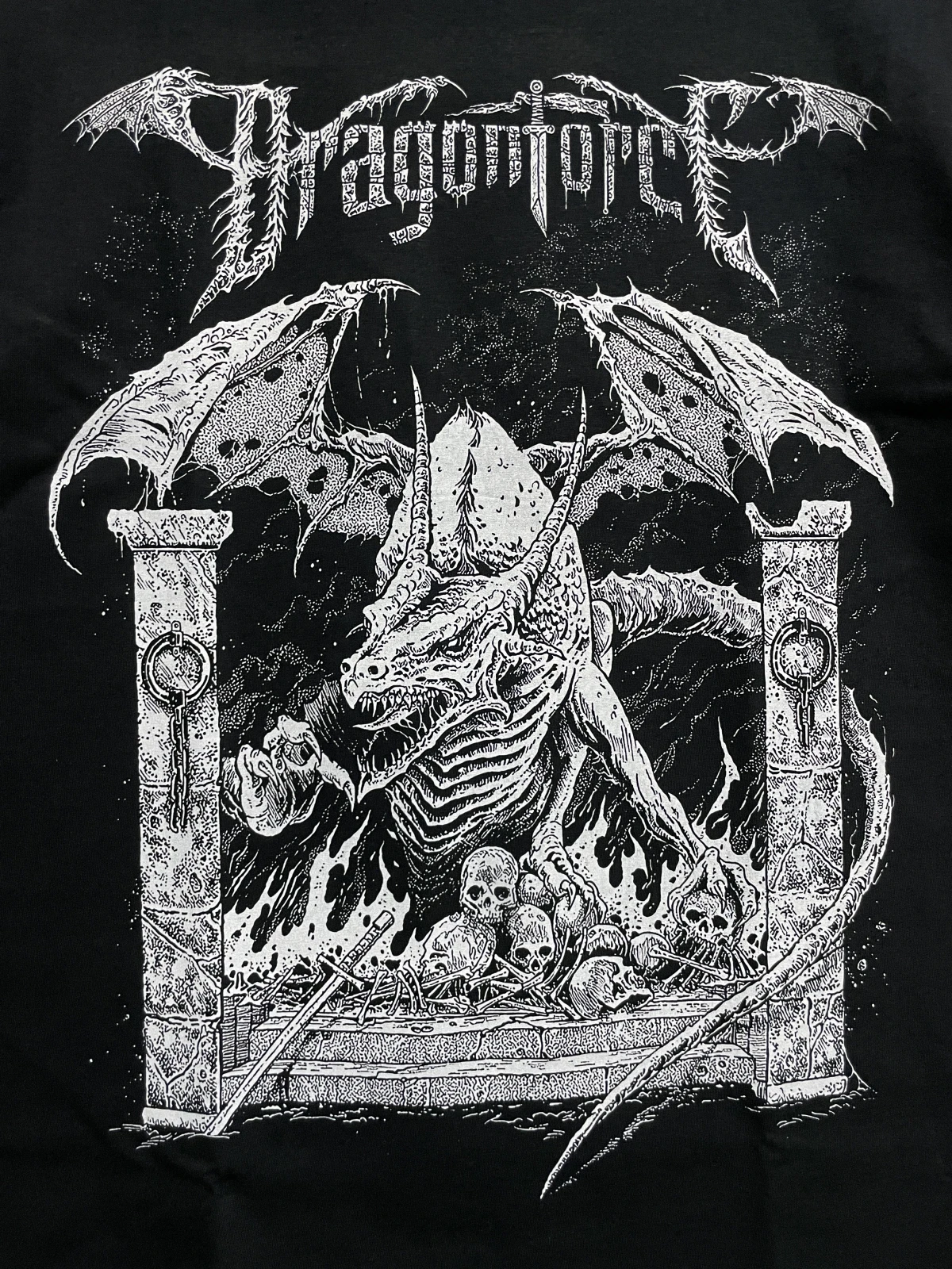 New Dragonforce Band T Shirt Dragon Power Metal Rock Men Women Cotton Short Sleeve Vintage Streetwear Concert Fashion Tee