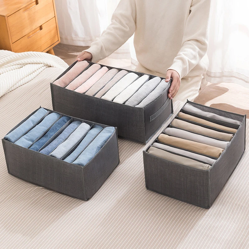 Clothes Organizer Box Storage Pants T-Shirt Jeans Dressing Underwear Bra Socks Storage Organizers clothes organizer storage box underwear storage organizer underwear storage box