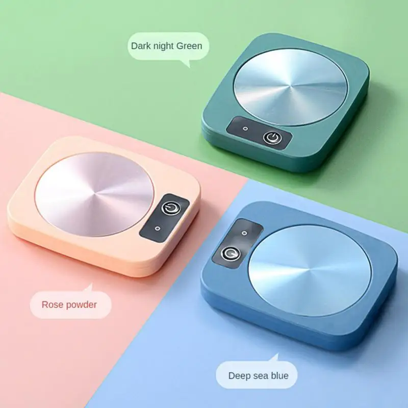 Mug Heater Coffee Mug Cup Warmer 220V Milk Tea Water Heating Pad Cup Heater Warm Mat Constant Temperature Coaster EU Plug heating coaster,coffee heater