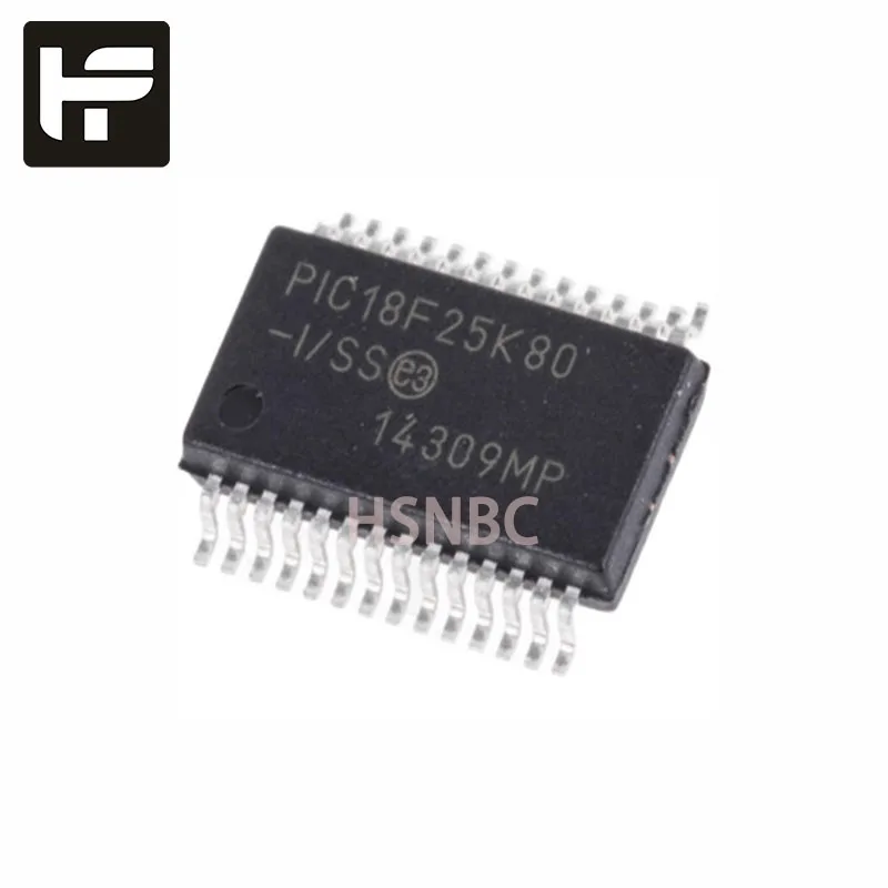 

2Pcs/Lot PIC18F25K80-I/SS SSOP-28 100% Brand New Original Stock IC Chip