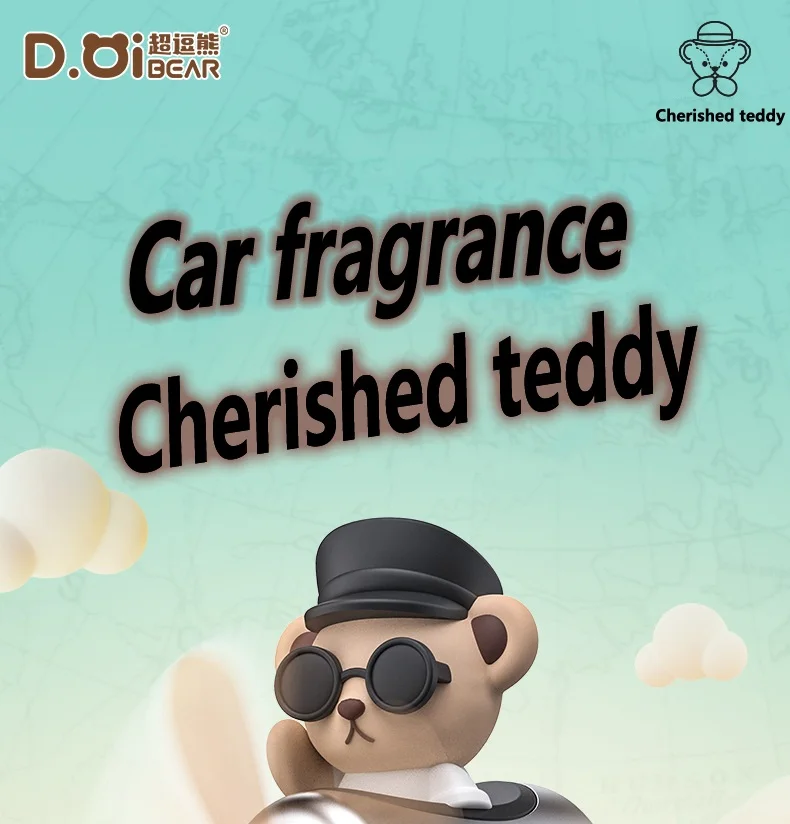 Teddy Bear Pilot Car Air Freshener