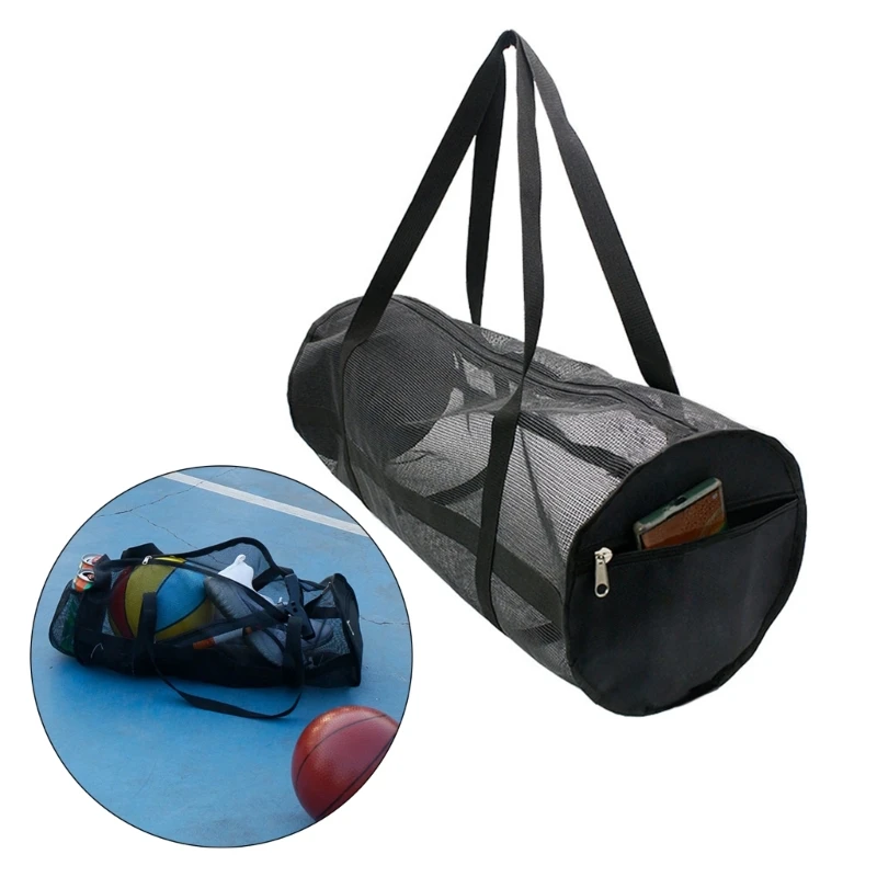 Foldable Large Capacity Mesh Duffels Gear Bag Scubas Diving Snorkeling Equipment Football Storage Bag Tear-resistant Duffels Bag 2