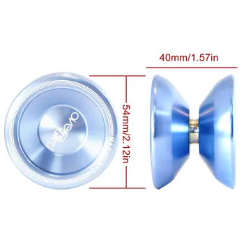 Professional Aluminum Alloy 8 Ball KK Bearing with String for Kids Outside Sports Toy 6