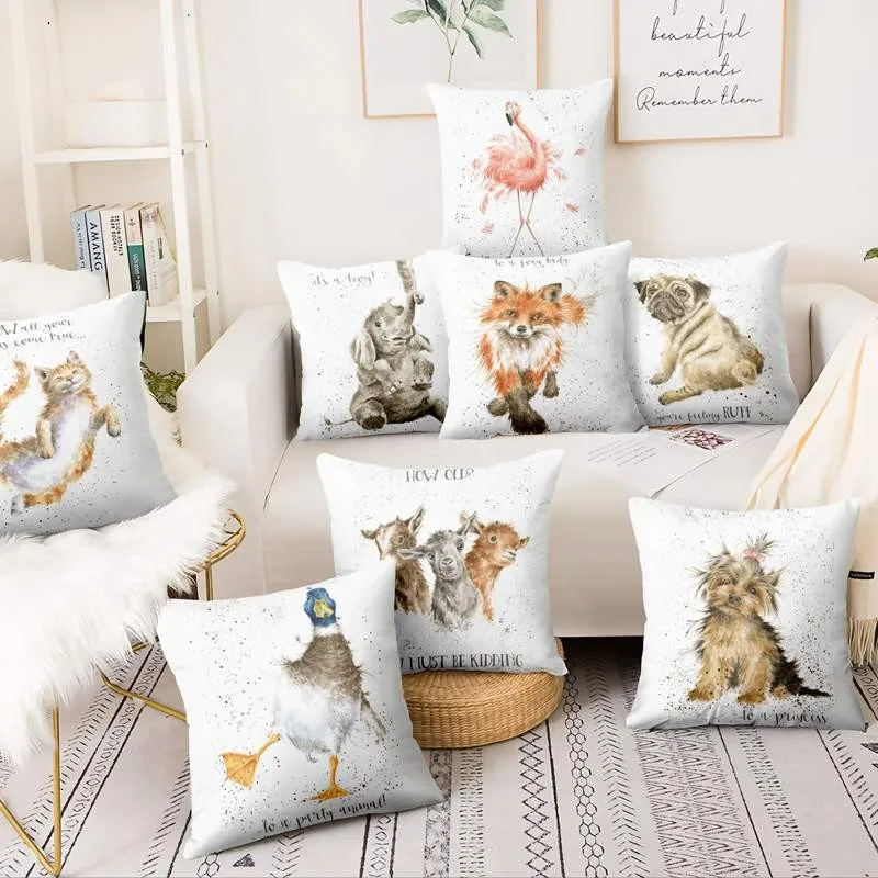 Картина Meow All Your Dream Come True Nordic Design арт-иллюстрация принт наволочка Декоративные