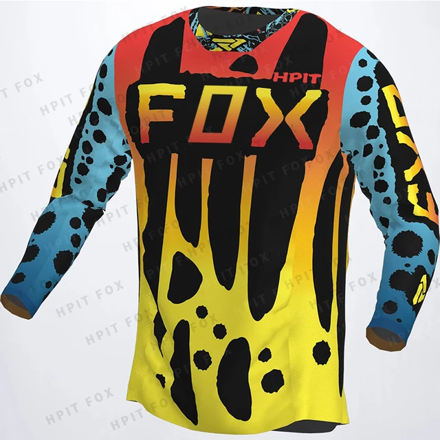 Men's Downhill Jersey Quick Dry Breathable Mountain Bike Motocross Cycling Jersey  Mtb Bat Fox Cycling Clothing A-l032