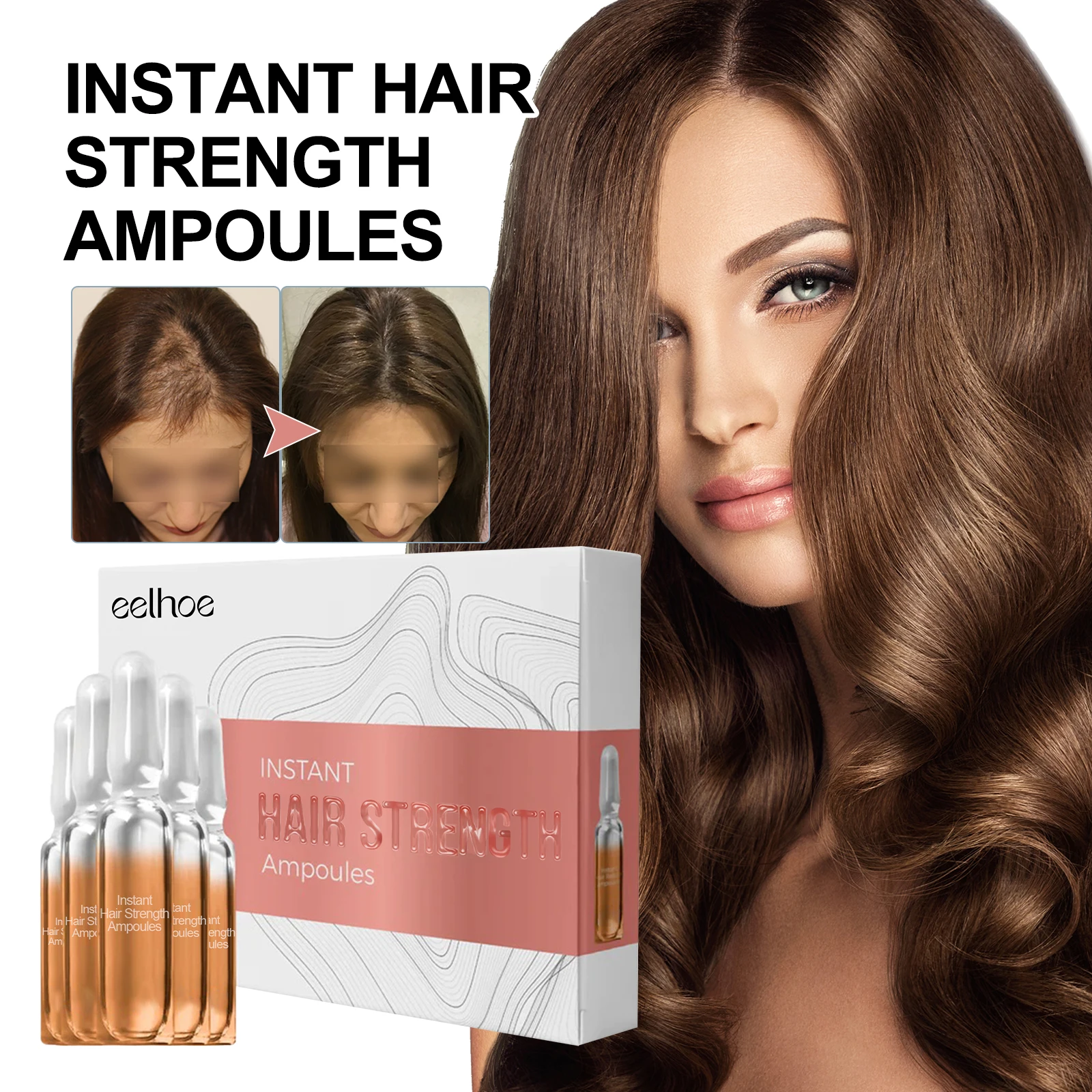 Tight Hair Prevents Dryness And Breakage Repair Split Ends Thick And Strong Hair Care Repair Anti-shaping Massage Solution
