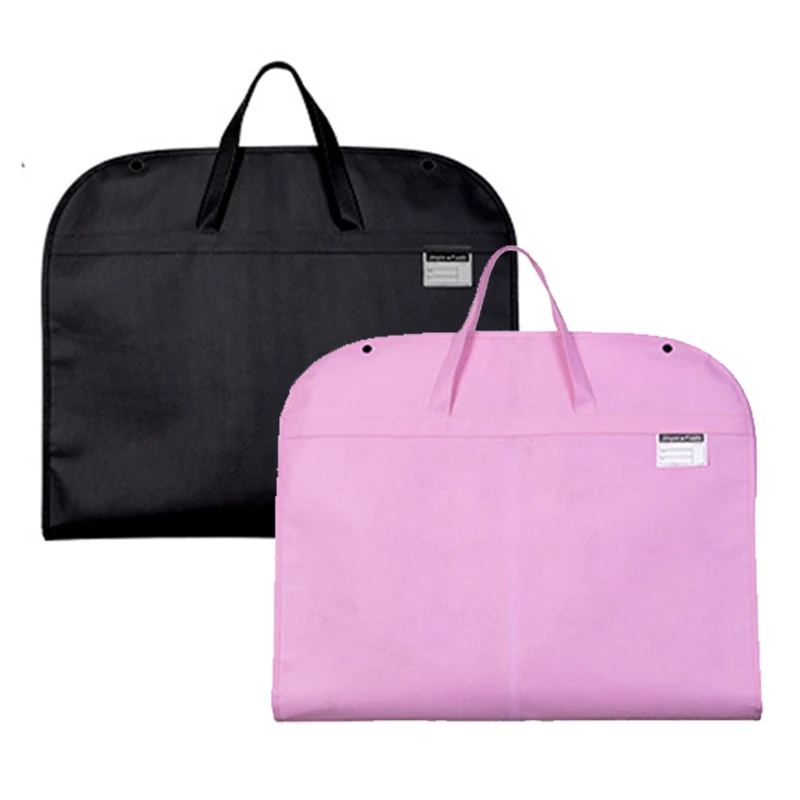

Breathable Coat Suit Dress Garment Bag Suit Covers Travel Carrier Bag with Handles Foldable Closet Hanging Clothes Storage Bags