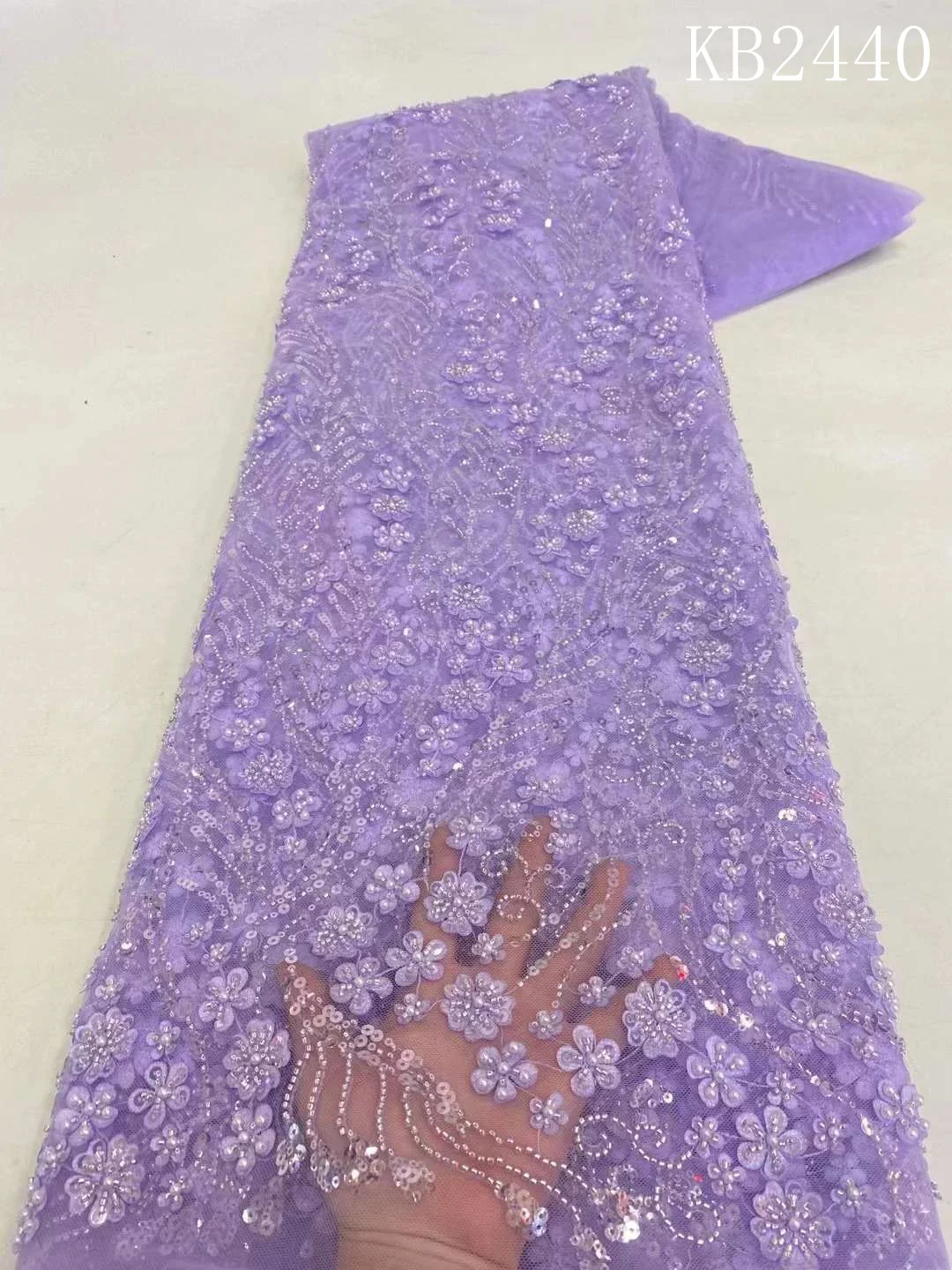 Рисунок 6 - 3d цветочное кружево из бисера