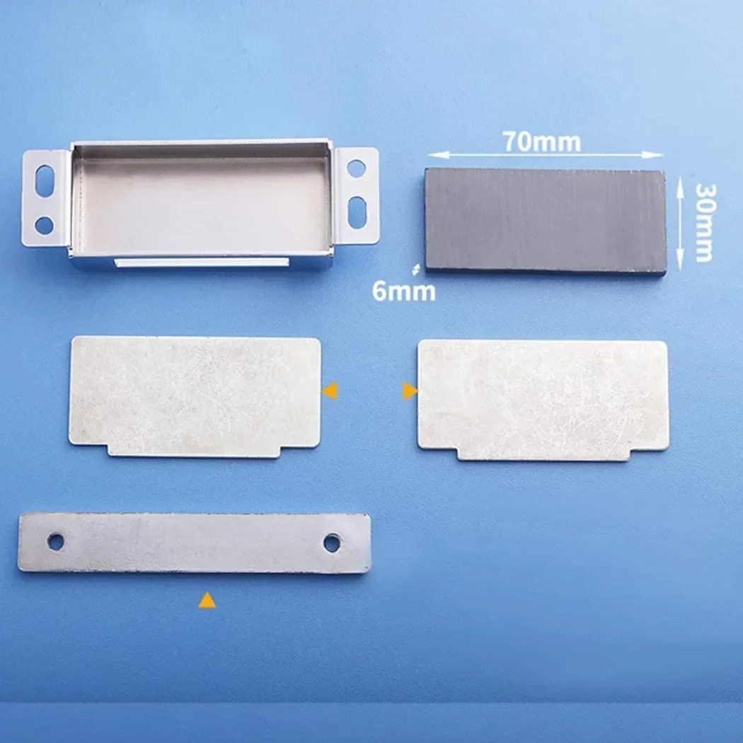 Magnetic Cabinet Catch Strong Heavy Duty Door Catches Hiddens Door Closer Cupboard Furniture Hardware