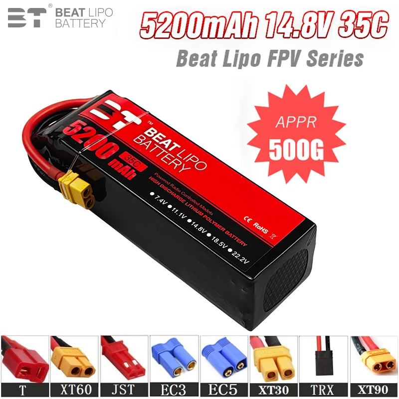 

Upgrade 6s 22.2V 5200mAh 35C LiPo Battery For RC Helicopter Quadcopter FPV Racing Drone Parts 22.2v Drones Battery