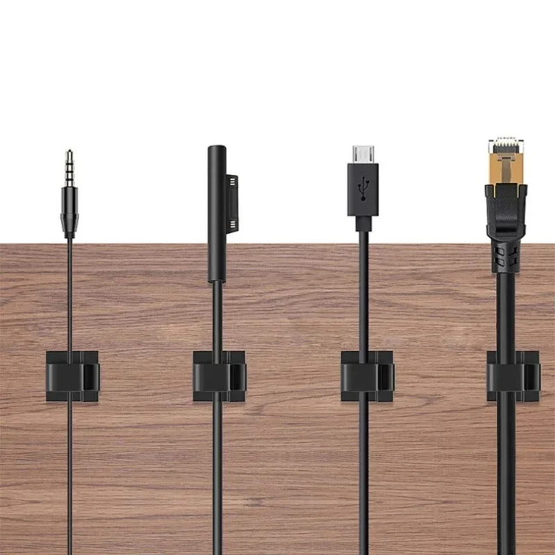 Attache Cable Organizer Clips Guiding Line Fixing Clip Wire Puller Organiser Pulling Support Fixed Wiring Accessories Clearance