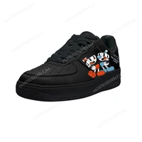 Cupheads Shoes AF Basketball Mens Womens Teenager Cartoon High Quality Running Sports Flats Force Sneakers Custom Made Shoes 1