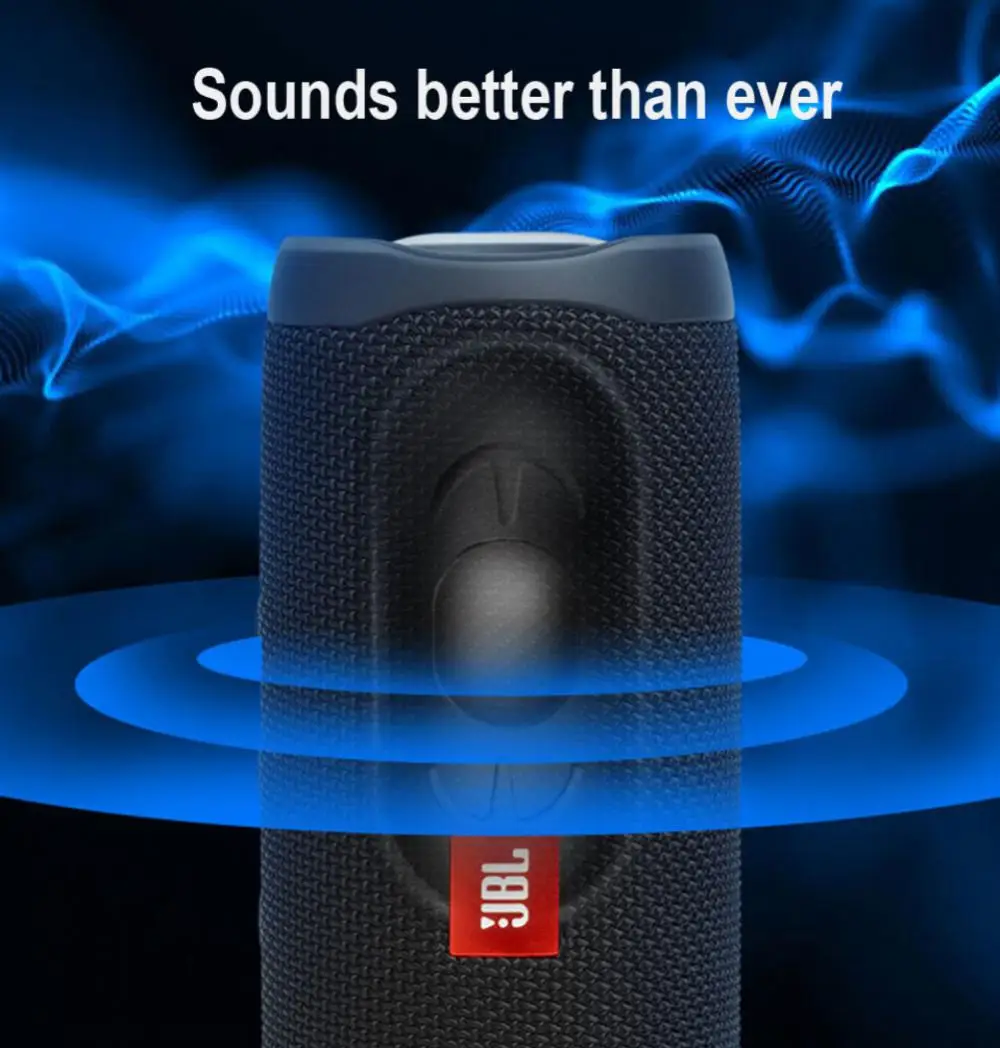 JBL Flip 5 Haut-parleur Bluetooth sans fil portable étanche - Rouge-7
