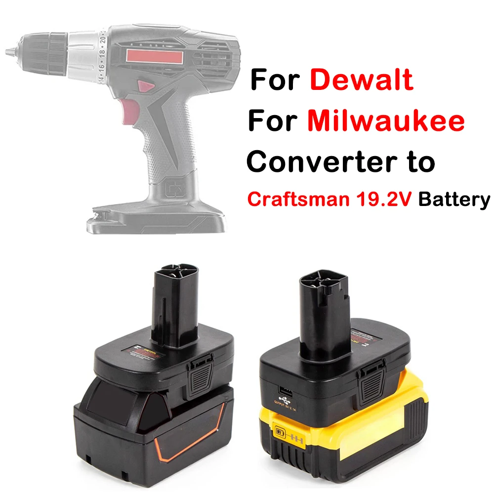 Dewalt Battery 2-Pack Dewalt 18V Battery Adapters Converts 20V