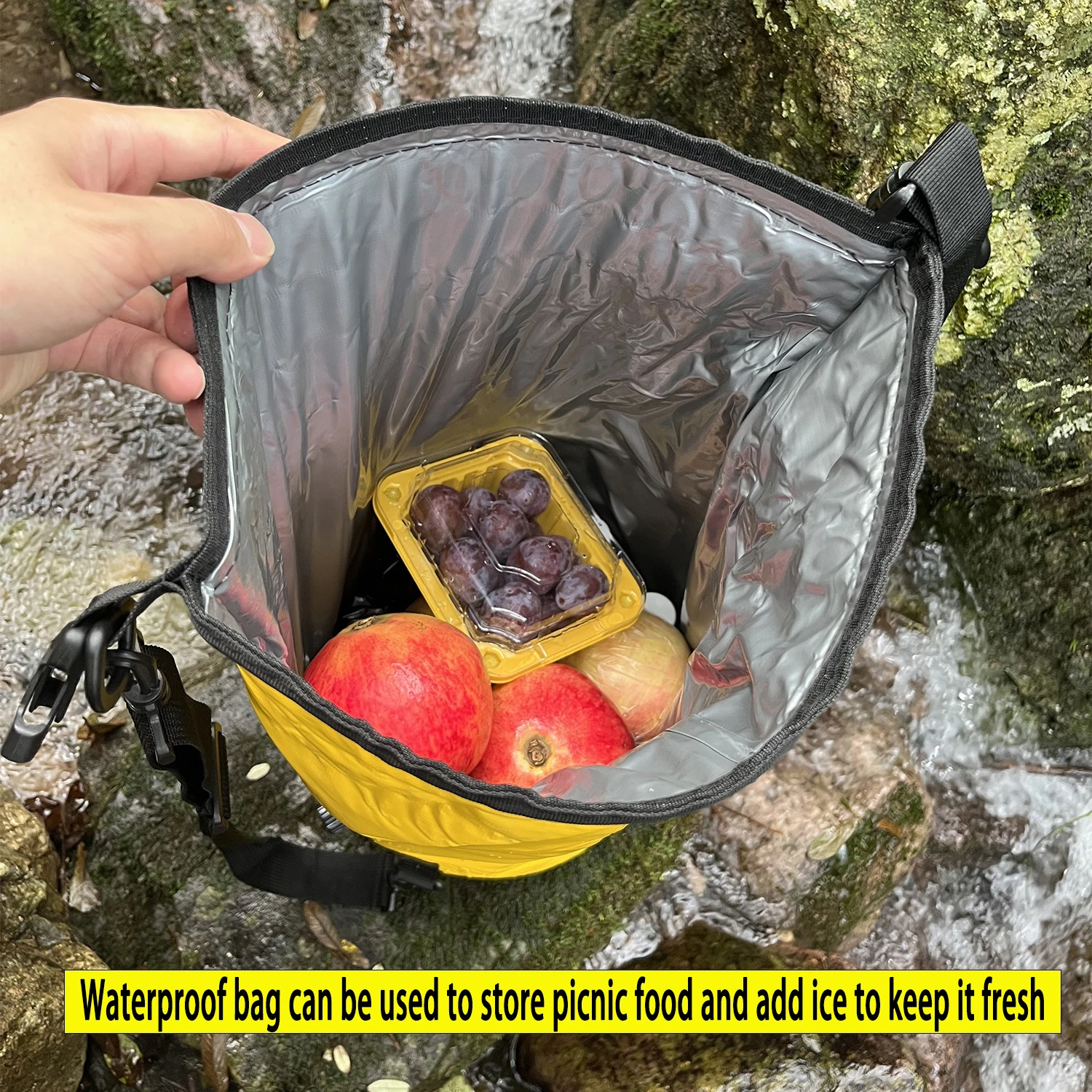 Outwear Waterproof Backpack Camping Drybag Backpack Dry Bag Backpack for Men and Women with Roll Top Closure Dry Sack Packs 20L