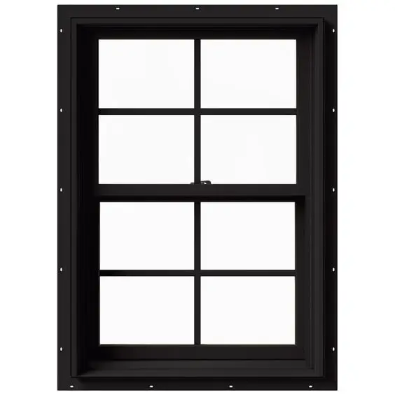 

Wholesale laminated glazing PVC frame double hung window for home