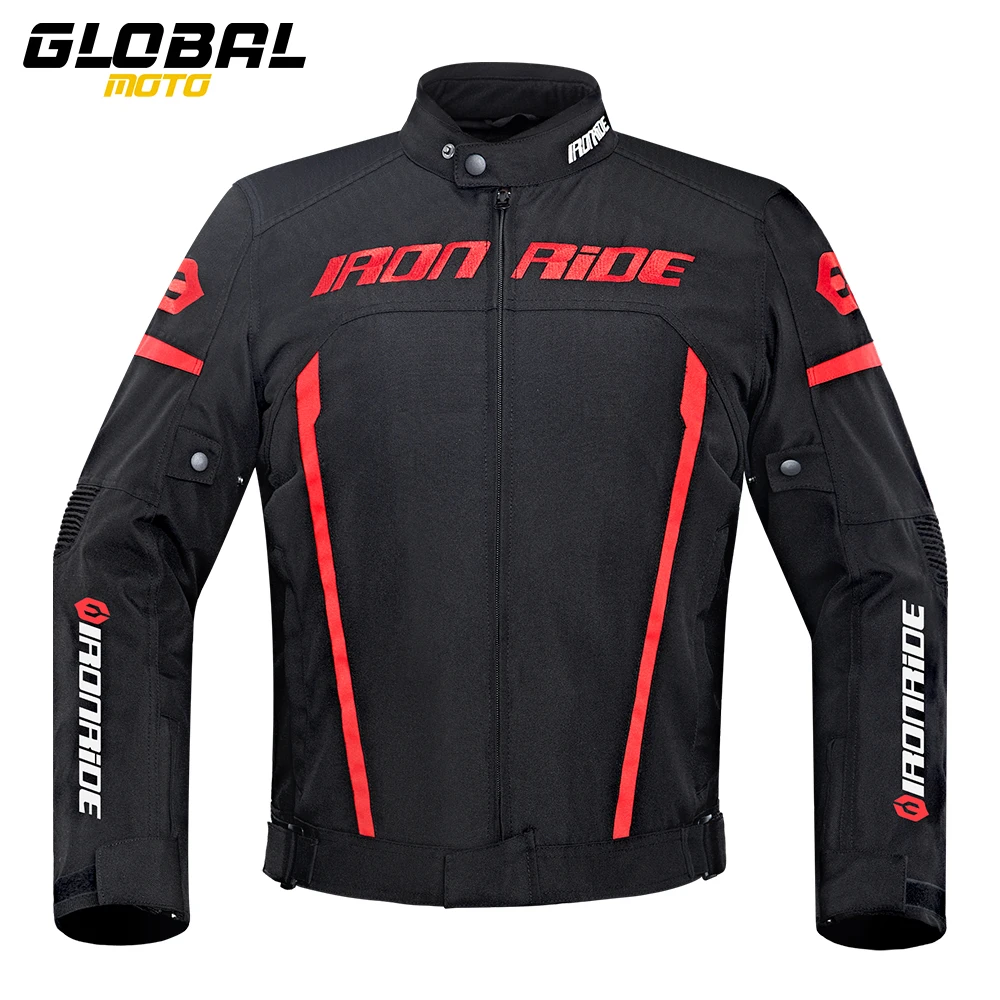 Men Motorcycle Jacket Enduro Anti-Fall Motorbike Riding Motocross 4 Seasons Cycling Biker Jacket Pants