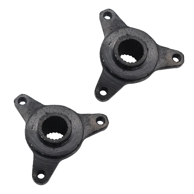 Suitable for ATV modified beach car, small bull wheel hub seat rear wheel drum core fixed seat 3 holes, 23 teeth rotating flange