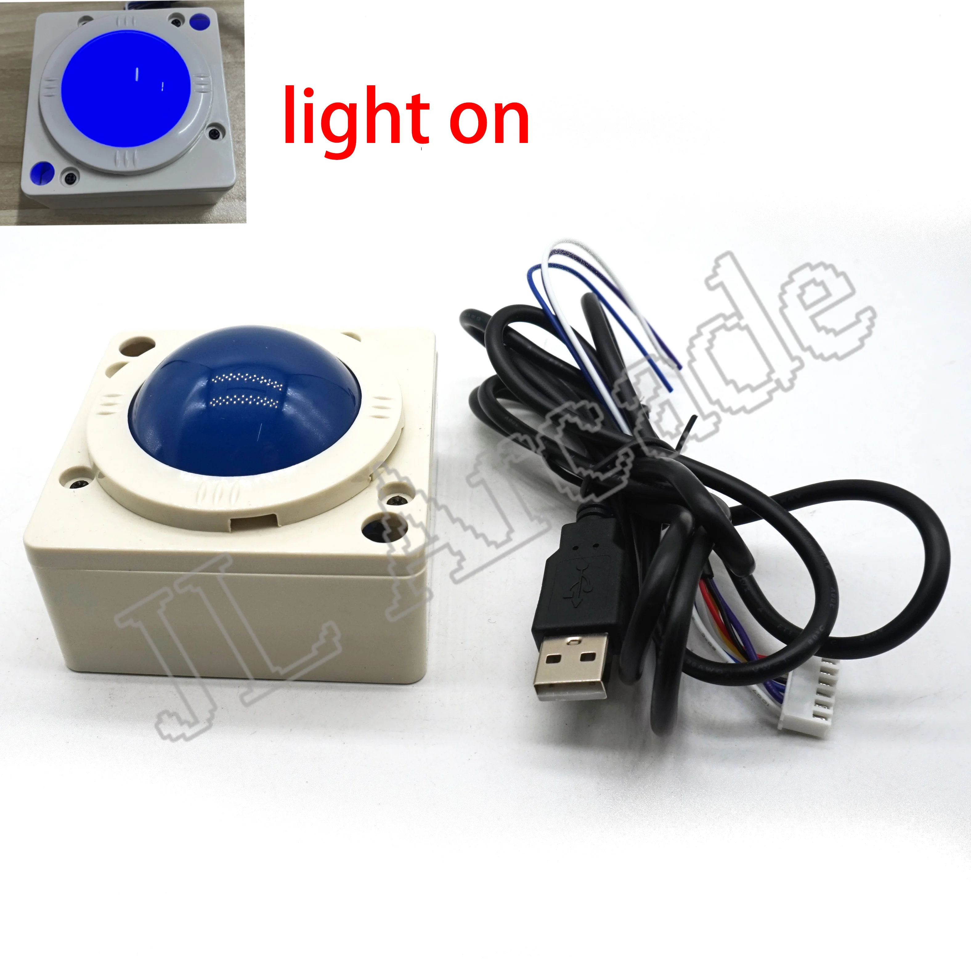 PCおよびクラシックジャマ用のアーケードトラックボールマウスデザイン