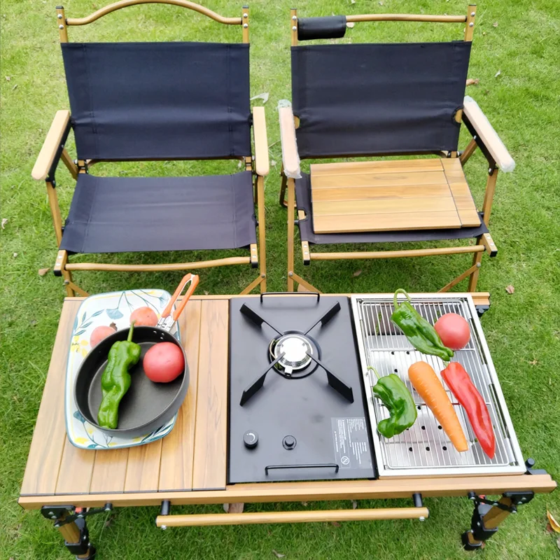 軽量折りたたみ式igtテーブル、多機能バックパックロールテーブル