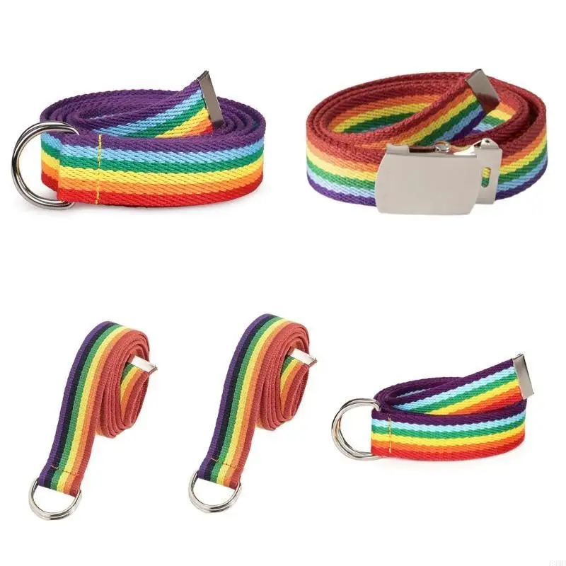 Regenbogen Taillengürtel für Bankett -Idol Kostüm Schmuck Taillenkette Körper Schmuck Schmuck geflochtene Taillengürtel für F3MD