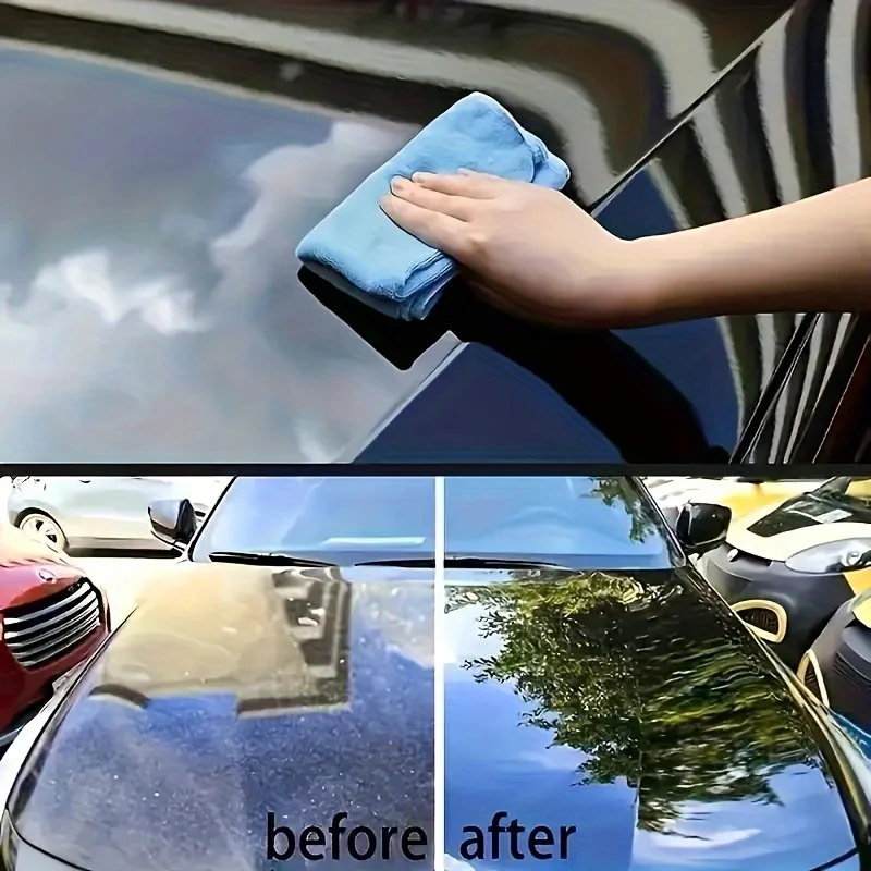 Black Car Wax Waxing Polishing Coating Polishing Maintenance