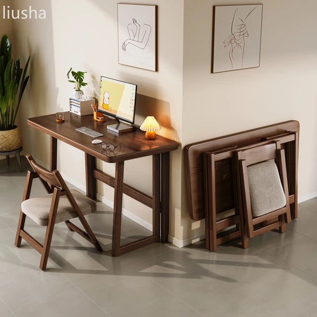 Escritorios de madera modernos para ordenador, escritorio para el hogar,  pequeño apartamento, mesas de estudio rectangulares simples, muebles de  oficina - AliExpress