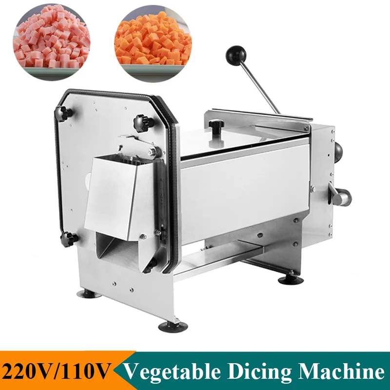 Machine à couper les légumes, trancheuse multifonctionnelle industrielle, déchiqueteuse, machine à découper en dés électrique