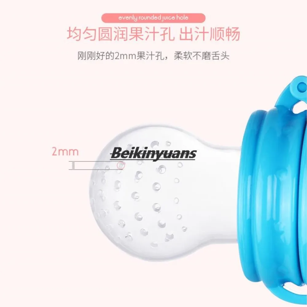 baby feeder bottle fruit and vegetable enjoyed pacifier fruit consisting silicone bit mesh bag newborn bottle nipple 2