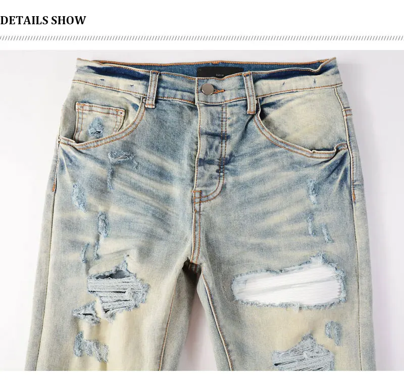 PlatiNum Light Blue Men's Jeans Style 4