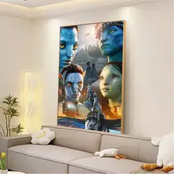 Stunning Canvas Art - Avatar - Inspired Way of Waters Poster - 57x90cm (Z4)