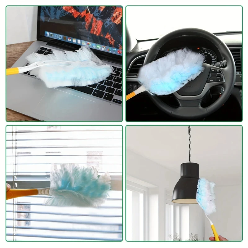 Disposable Duster Refills 10/20pcs Compatible with Swiffer Duster For Cleaning Home Office Blinds Car Surface Dust