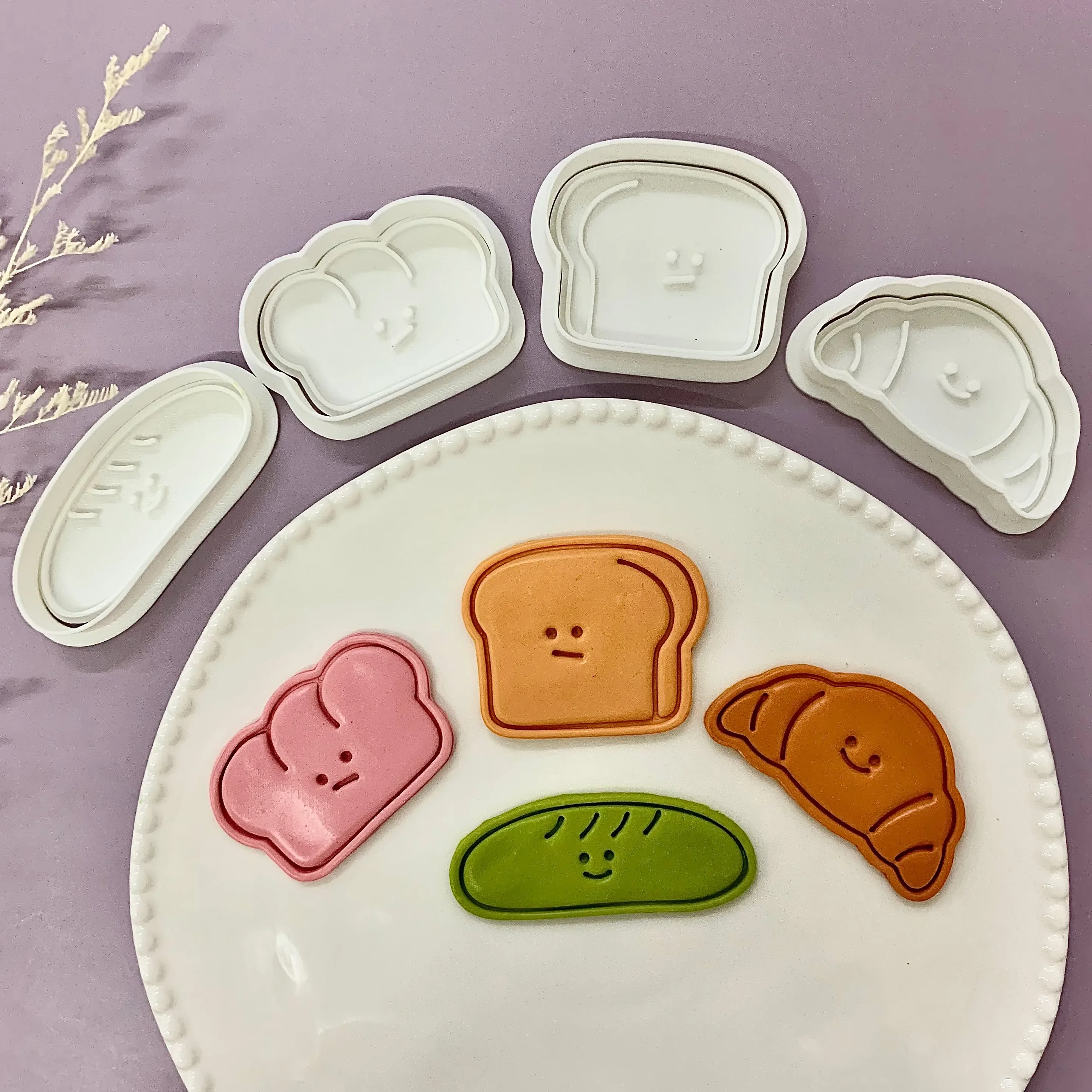 Set Da 6 Stampini Per Biscotti A Forma Di Gatto – Stampi In PP Per Alimenti Per Decorazioni Di Torte E Pasticceria Fai-da-te - 2