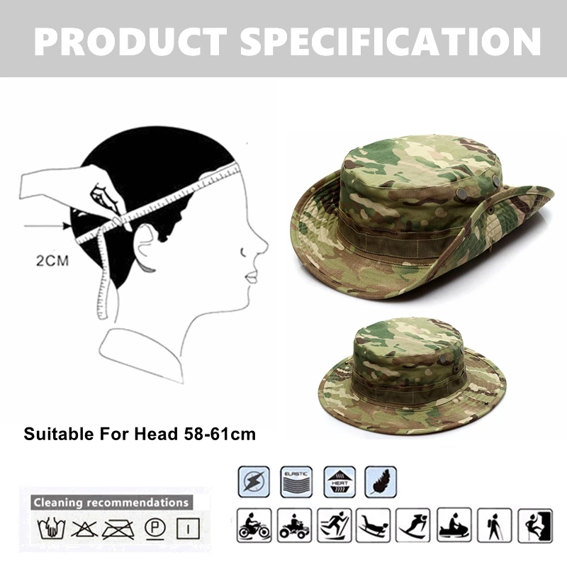 Multicam Boonie Hat Military Camouflage 