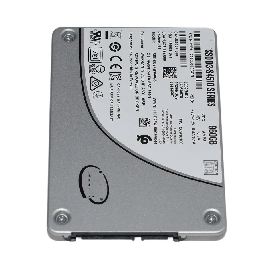 960gb Intel Ssd Dc S4610 Buy Intel 960GB SATA SSD In UAE Fast Shipping