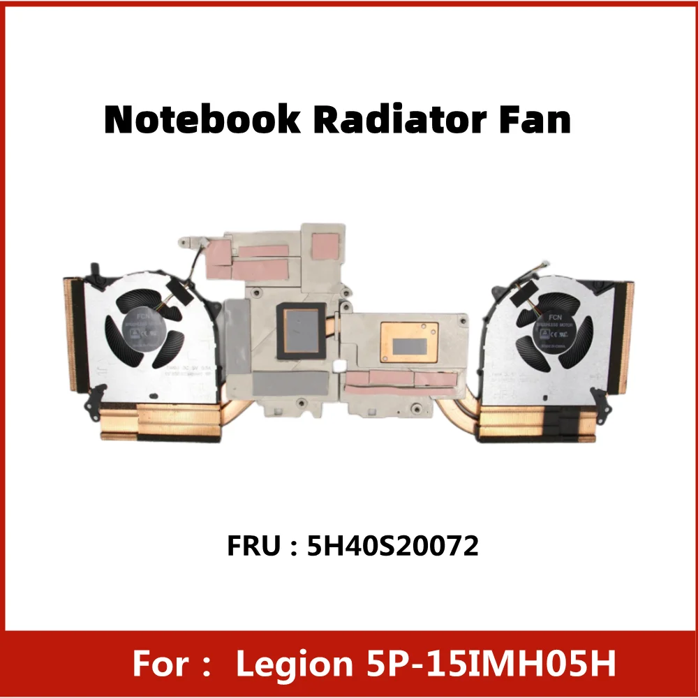 

New For Lenovo Legion 5P-15IMH05H 82AW 5H40S20073 5H40S20072 AT1P2001FF0 Y550 15E CPU GPU Cooling Heatsink fan Cooler Radiator