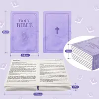 Book Shaped Pillow Realistic Bible Pillow Book Plush Throw Cushion Durable Skin-friendly Christian Home Accent for Sofa Decor 1