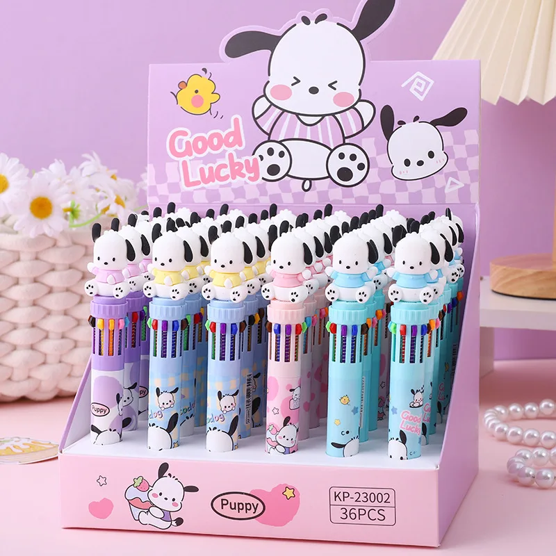 

36 шт., шариковые авторучки Sanrio, 10 цветов