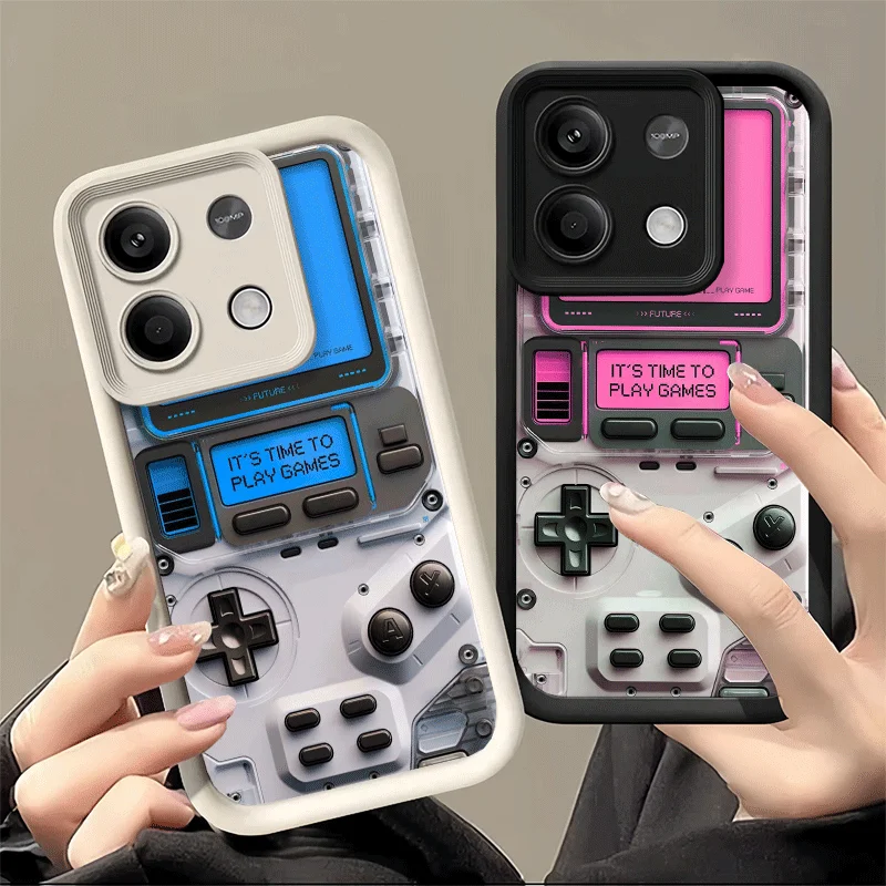 Stylish Gamer Boy Phone Case with Soft Shell Design
