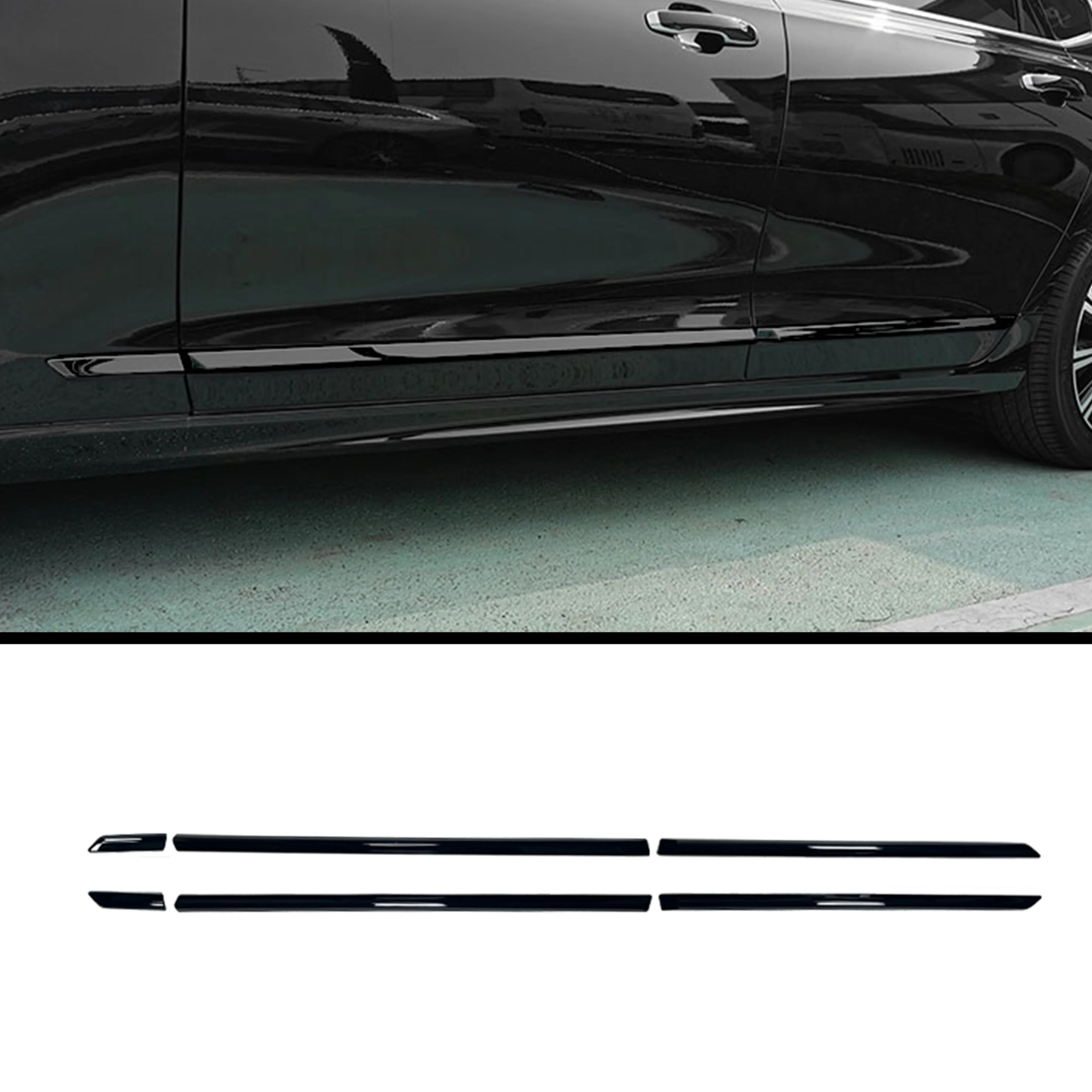 New！ Fit For to VOLVO S90 Door.Convert silver to black.DIY upgrade vehicle.Installed on the door.Car modification.