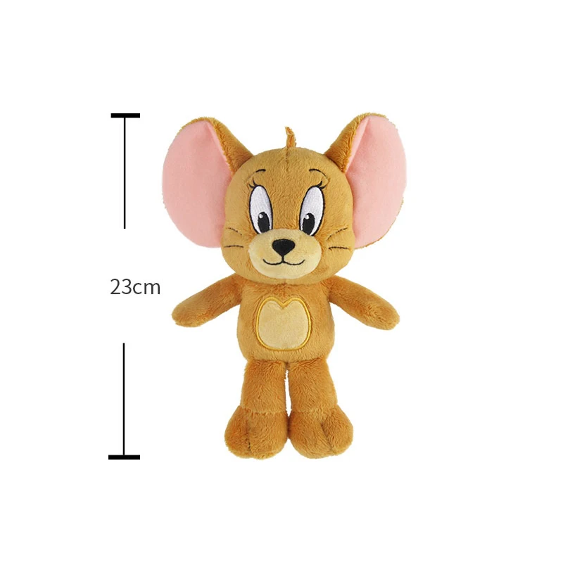 Original Tom and Jerry Plush Toy Cartoon Movie Cat Nibbles Mouse Plushies Stuffed Animals Soap Action Figure Studio Doll Toys - 5