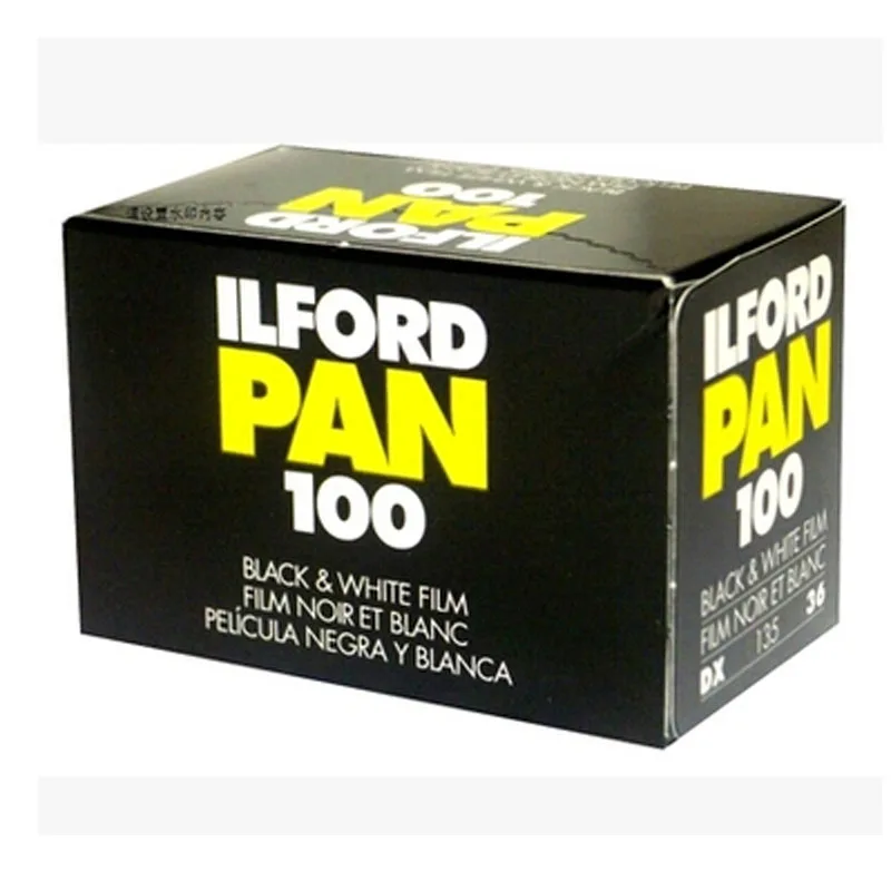2026 흑백 35mm 필름 ILFORD Pan 100 일상 촬영 예술 사진용 35mm 전문가용 필름 (코닥 필름 카메라용)