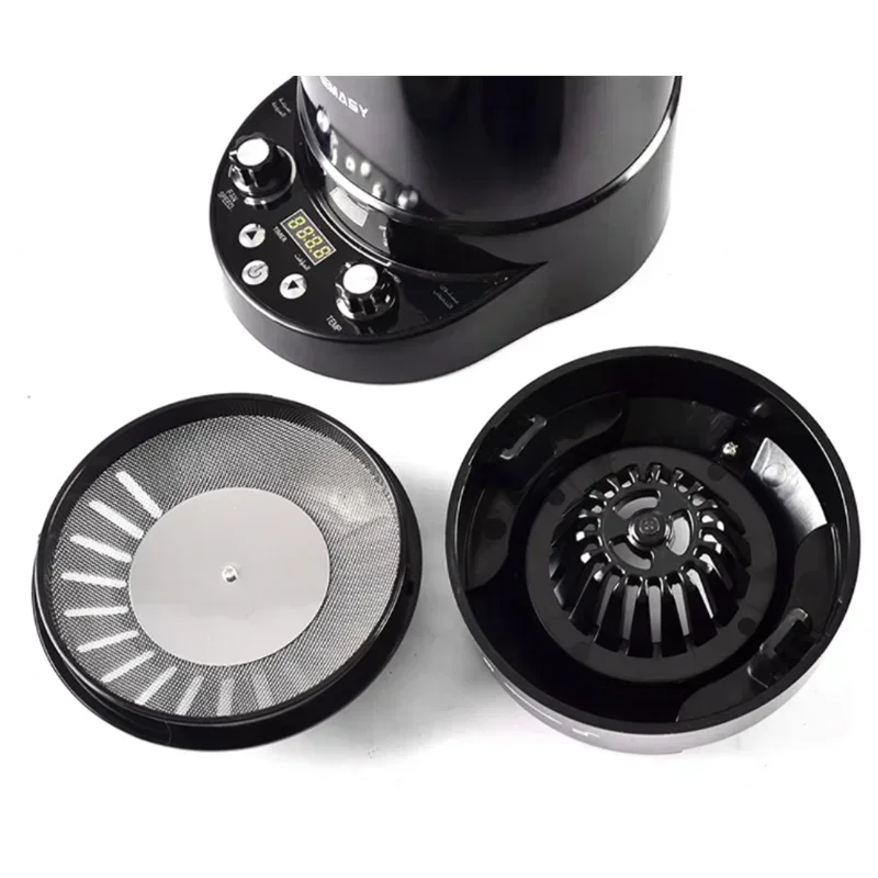 EU 220V 2100W/80-150g Electric Air Coffee Roaster Home Automatic Timming Coffee Beans Roasting Baking Machine EU Plug 220V