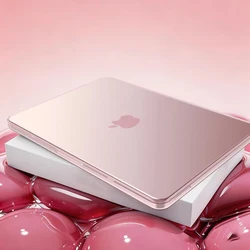 Sleek Matte Hard Shell Laptop Case - Official Color Match for Macbook Neo (Peach pink)