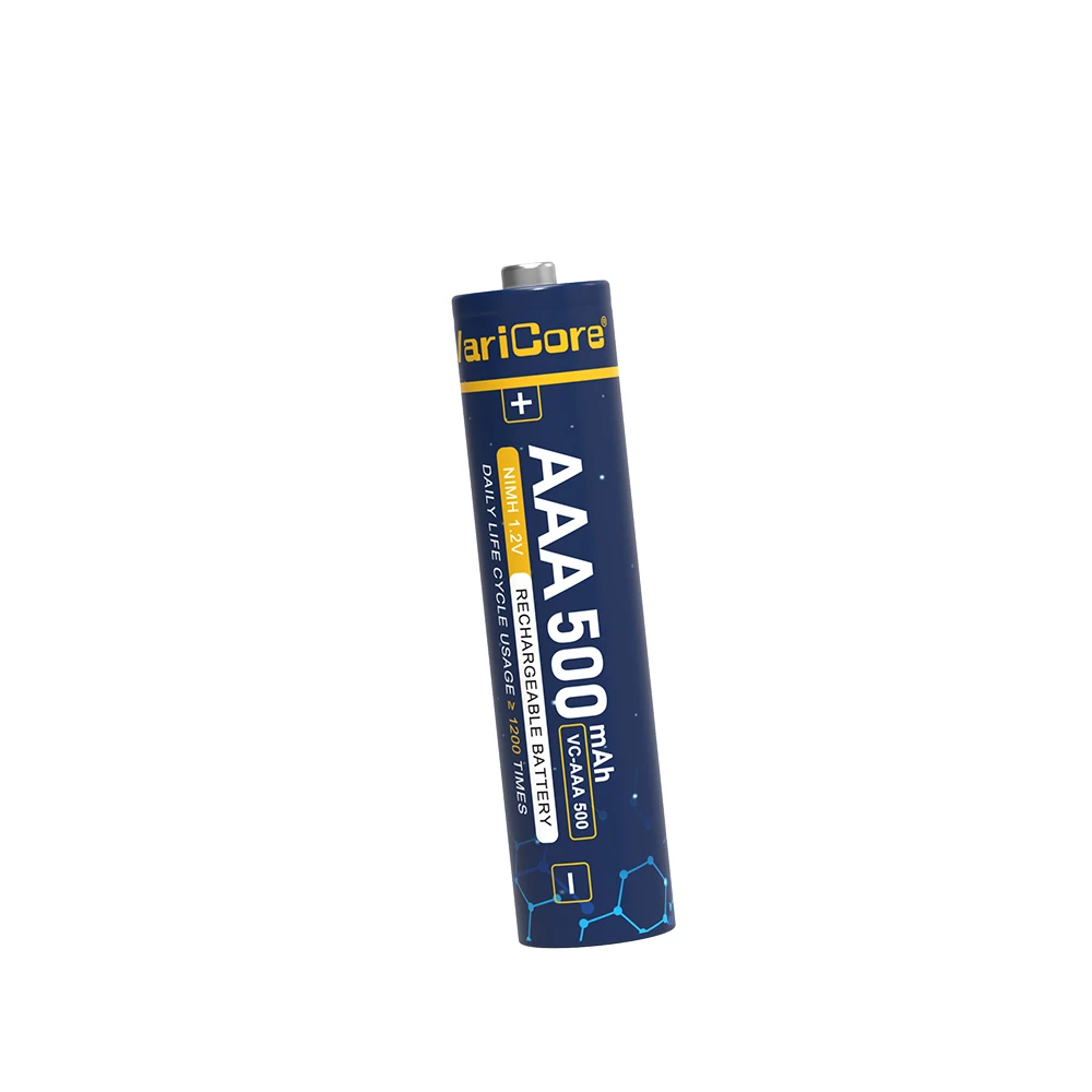 VariCore Original AAA 500mAh NiMH Battery 1.2V Rechargeable Battery for Flashlight, Toys,remote control rechargeable nickel metal hydride batteries