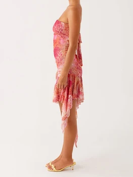 Elegant Off-Shoulder Maxi Dress with Lace Detailing and Flowy Ruffled Hem Perfect for Summer Weddings and Parties 3