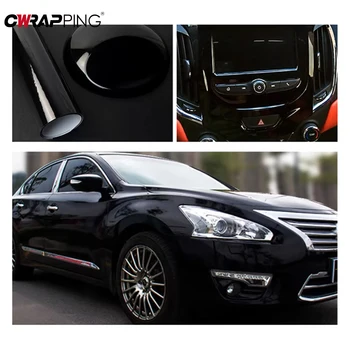 Glossy Black Vinyl Wrap 1
