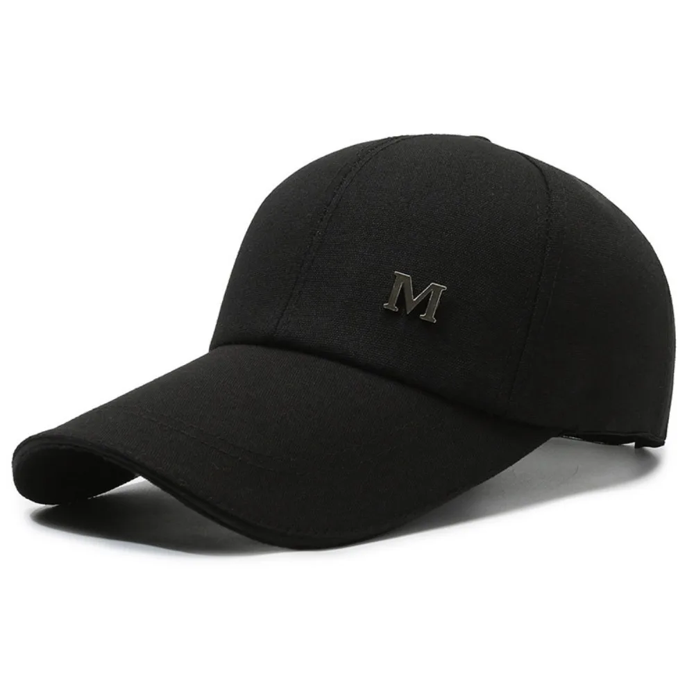 Bestseller Buchstaben-Stickerei Baseballkappe Vielseitige Baumwoll-Dad-Hats Trendige Einfache Sonnenschutz- und Schattierungsmütze Geschenk