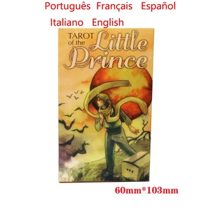 Новые карты Prince Tarot для начинающих с английским французским испанским итальянским португальским PDF руководством игра гадания