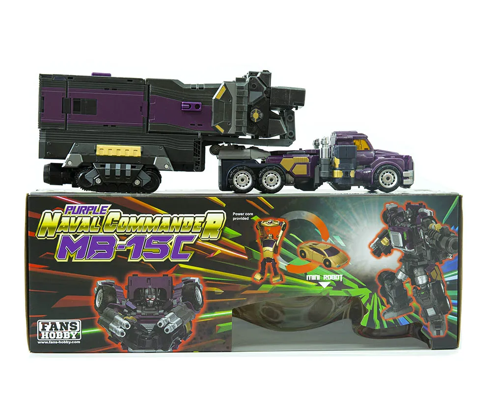 New Transformation Toys Fans Hobby MB-15C Purple Naval Commander